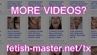 Japanese Asian Tongue Spit Face Toilet water Licking Sucking Kissing Handjob Fetish - More at fetish-master.net